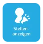 Blaues Icon "Stellenanzeigen"